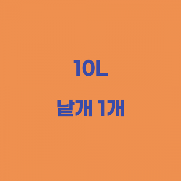 10L  낱개1개