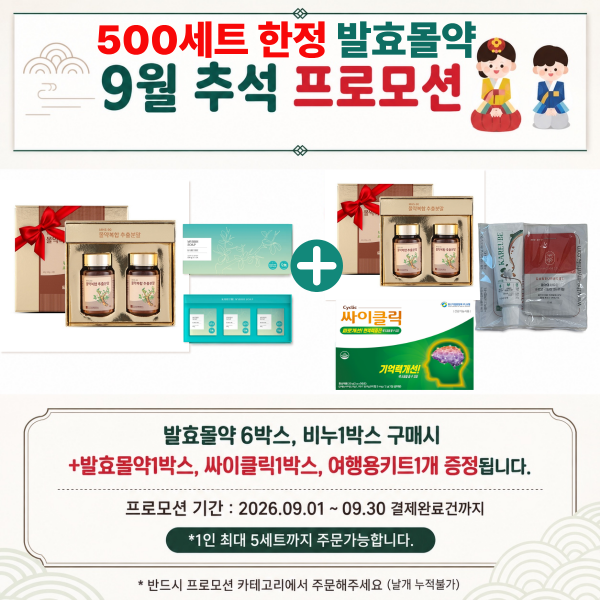 9월 추석 프로모션